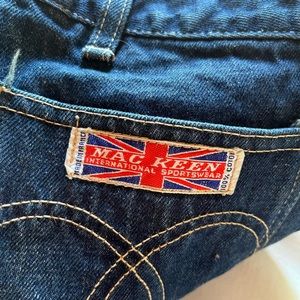 1970’s Mackeen Jeans Made in France size 34 USA-size2 Farrah Fawcett’s Favorite
